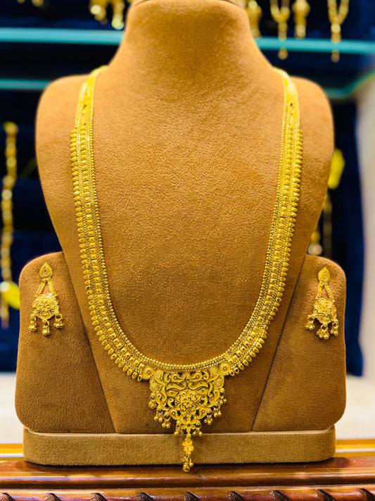 Gold Plated Traditional Bridal Sitahar for Women Mirpur Jewelry City