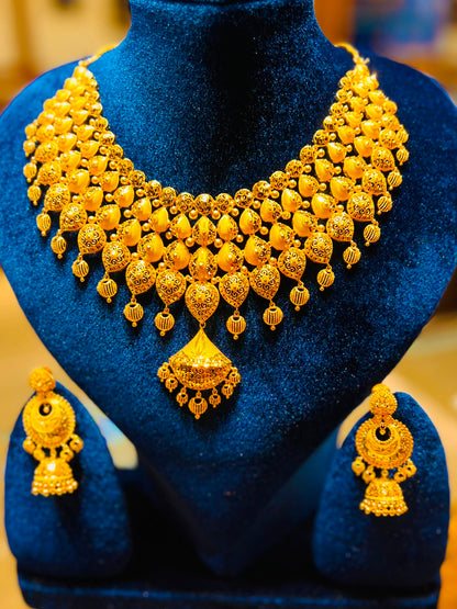 Premium Porimoni Necklace | Wedding & Reception Wear Mirpur Jewelry City