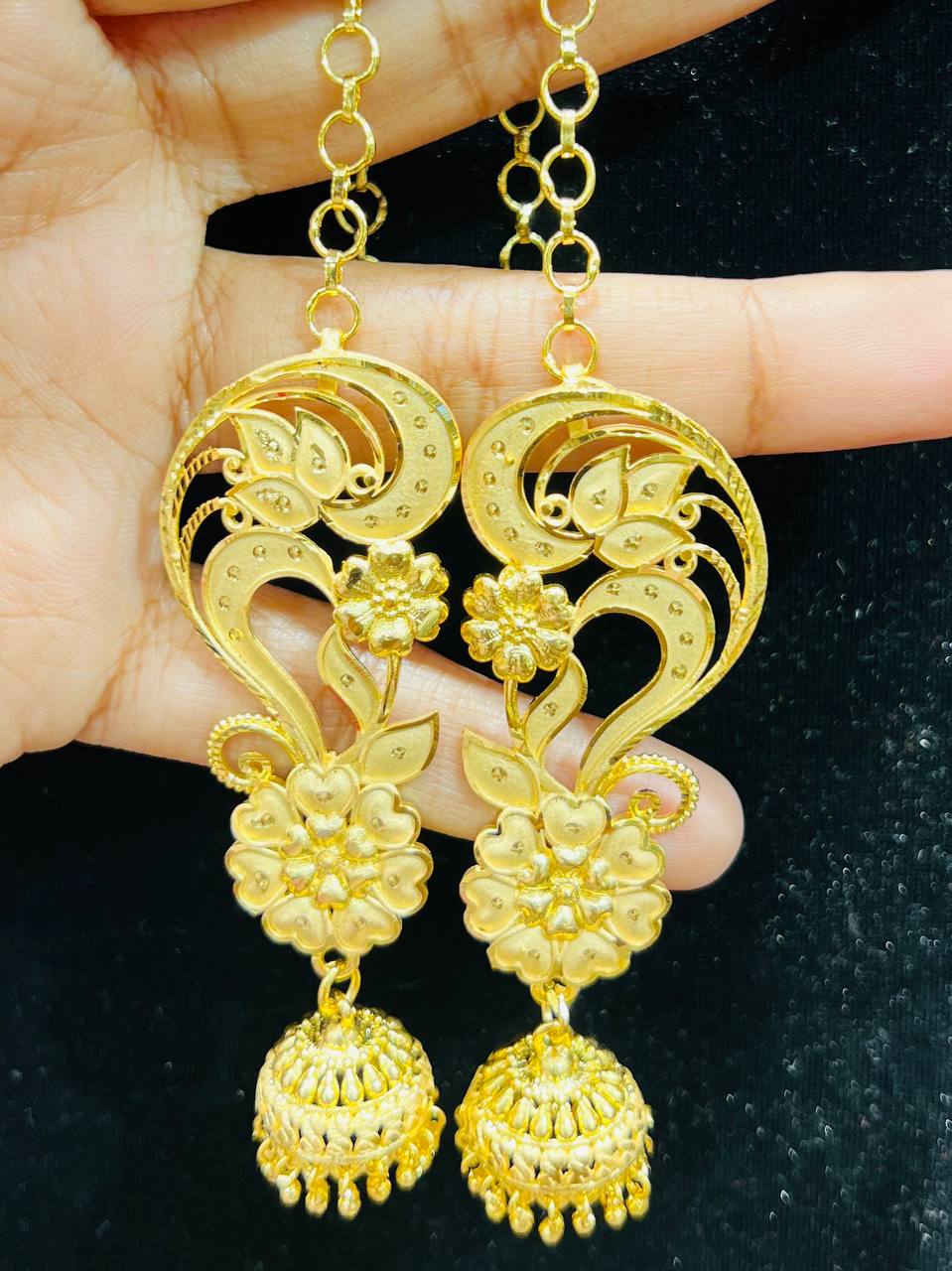 Signature Moyur Jhumka – Elegant Party Wear