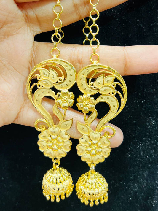 Signature Moyur Jhumka – Elegant Party Wear