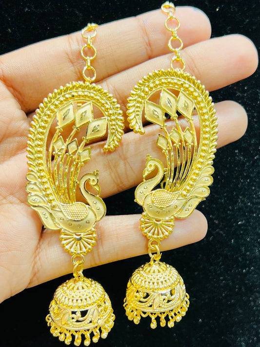 Grand Moyur Jhumka – Festive Statement Jewellery