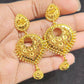 Elegant Gold-Plated Earrings – Timeless Luxury - Mirpur Jewelry City 