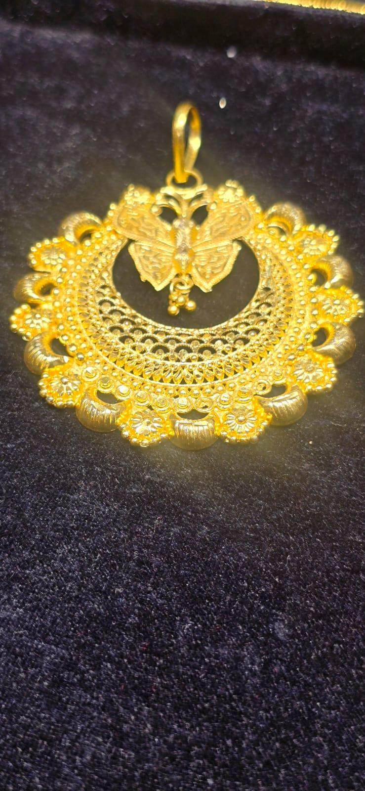 Elegant Gold-Plated Locket – Timeless Beauty & Charm - Mirpur Jewelry City 