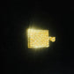 Square shaped gold plated Locket exclusive Dubai Design - Mirpur Jewelry City 