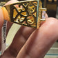 22k Gold Look white stone unisex Ring Mirpur Jewelry City