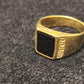 Black stone design exclusive fingerring for men - Mirpur Jewelry City 