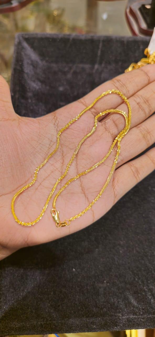 Elegant 18-Inch Gold-Plated Chain – Timeless Shine & Durability - Mirpur Jewelry City 