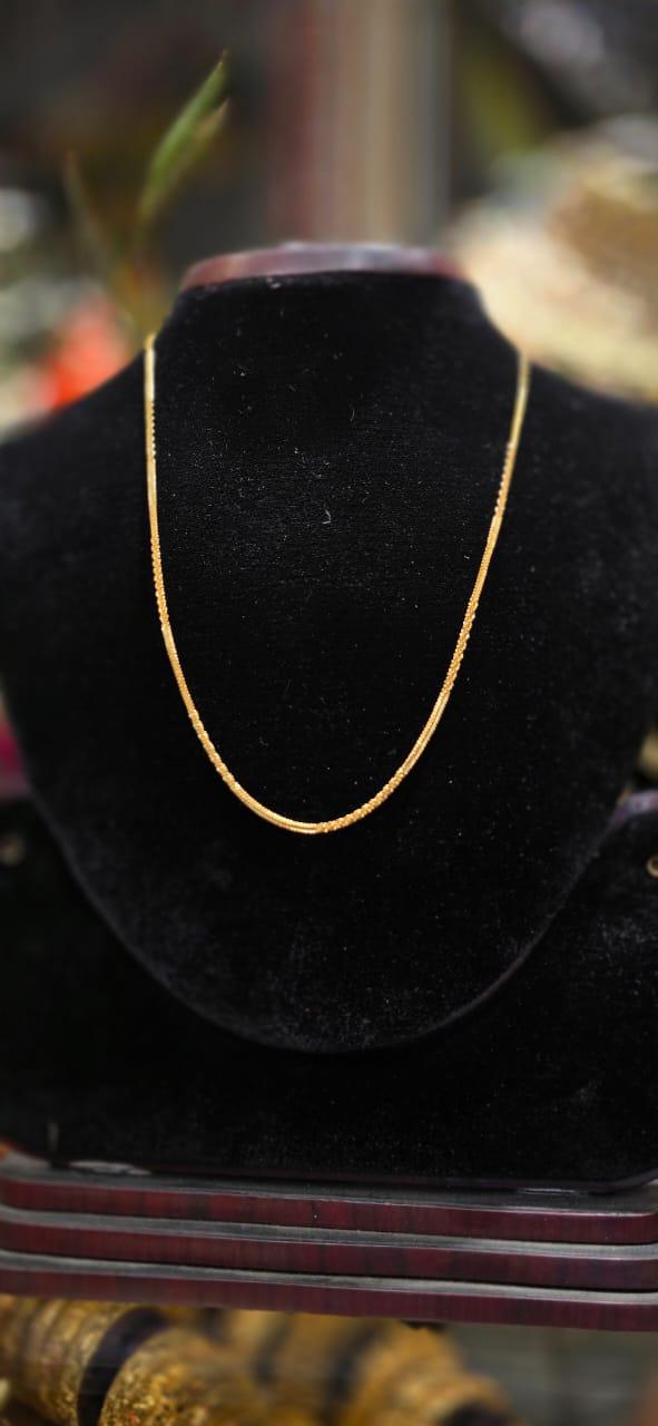 Elegant 18-Inch Gold-Plated Chain – Timeless Shine & Durability - Mirpur Jewelry City 