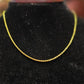 Elegant 16-Inch Gold-Plated Chain – Timeless Shine & Durability - Mirpur Jewelry City 