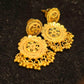 Elegant Gold-Plated Earrings – Timeless Luxury - Mirpur Jewelry City 