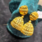 Elegant Gold-Plated Jhumka – Timeless Luxury - Mirpur Jewelry City 