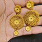 Elegant Gold-Plated Earrings – Timeless Luxury - Mirpur Jewelry City 