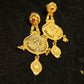 Elegant Gold-Plated Earrings – Timeless Luxury - Mirpur Jewelry City 