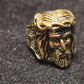 Gold-Plated Jesus Christ Crown of Thorns Men's Ring – Bold & Spiritual Design - Mirpur Jewelry City 
