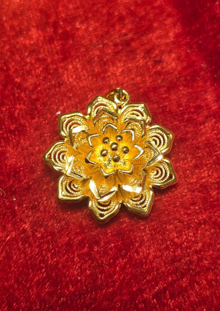Elegant Gold-Plated Locket – Timeless Beauty & Charm - Mirpur Jewelry City 