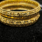 Elevate your style with this exquisite gold-plated churi, - Mirpur Jewelry City 
