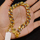 Elegant Gold-Plated Unisex Bracelet – Timeless Beauty & Shine - Mirpur Jewelry City 
