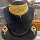 Elegant Gold-Plated Choker Necklace – Mirpur Jewelry City Exclusive - Mirpur Jewelry City 