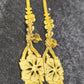 Elegant Gold-Plated long Earrings – Timeless Luxury - Mirpur Jewelry City 