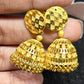 Elegant Gold-Plated Jhumka – Timeless Luxury - Mirpur Jewelry City 