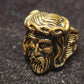 Gold-Plated Jesus Christ Crown of Thorns Men's Ring – Bold & Spiritual Design - Mirpur Jewelry City 