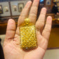 Square shaped gold plated Locket exclusive Dubai Design - Mirpur Jewelry City 