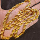 Elegant 28-Inch XP Brand Gold-Plated Chain – Timeless Shine & Durability - Mirpur Jewelry City 