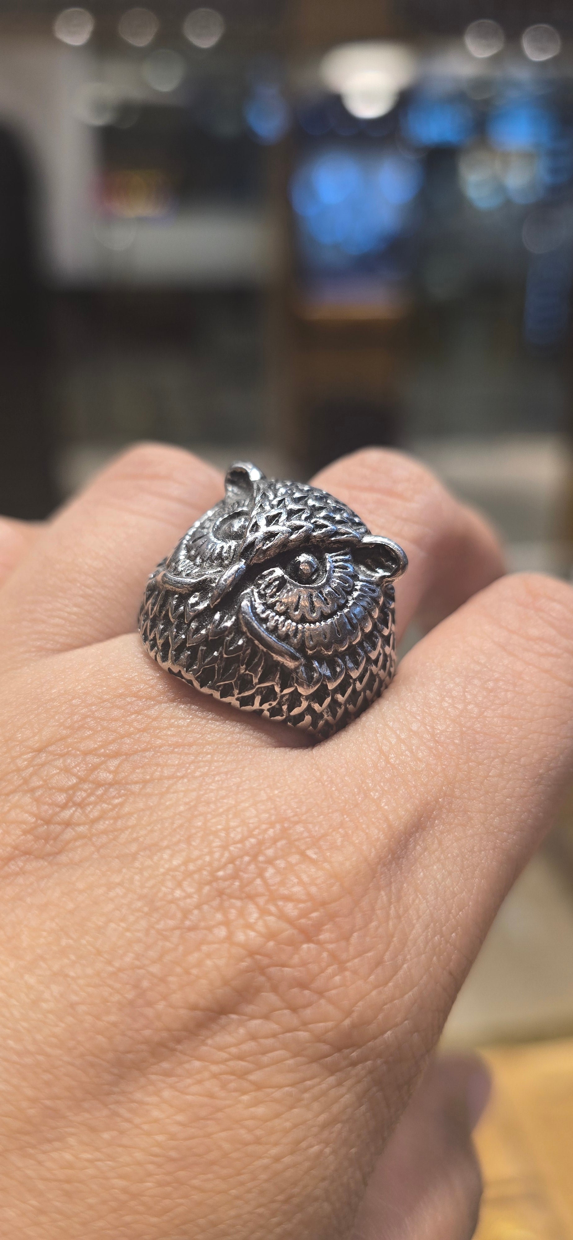 Heavy metal owl Ring for Gents Mirpur Jewelry City