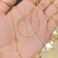 Elegant 17-Inch Gold-Plated Chain – Timeless Shine & Durability - Mirpur Jewelry City 