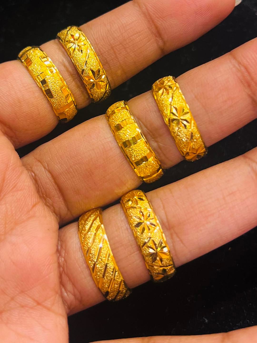 Exclusive 24k Gold polish Ring.Same As Gold Look Mirpur Jewelry City