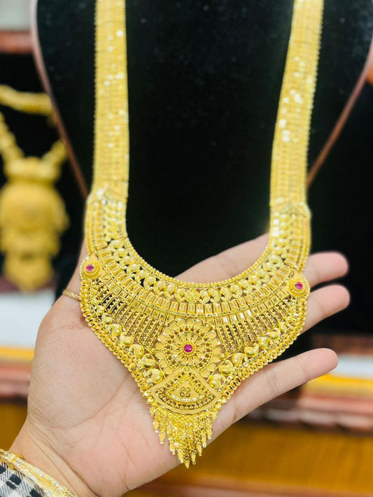 Exclusive 22k Gold Polish Bridal Shita Mirpur Jewelry City