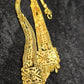 Elegant Gold-Plated long Earrings – Timeless Luxury - Mirpur Jewelry City 